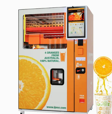 Jakość  Wireless QR Code Fruit Juice Vending Machine 220V - 240V 50Hz Air Cooled Frost Free fabryka