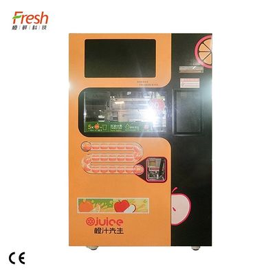 Automat do sprzedaży soku pomarańczowego jabłkowego 400 W Metal Stop cynku Dostosowane