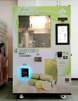 Automat do sprzedaży świeżych soków z trzciny cukrowej 220 V Automatyczny do supermarketu