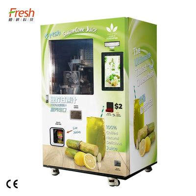 Fruit Combo Automat sprzedający Bill Automat do świeżej trzciny cukrowej na monety