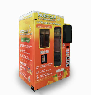 Naturalny sok owocowy Bezobsługowy automat sprzedający 24-godzinny samoobsługowy Świeżo wyciskany