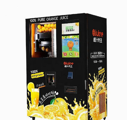 Automat sprzedający świeże soki owocowe Saimon 800 W PLC Naczynie ciśnieniowe na lotnisko
