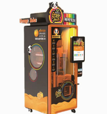 Niestandardowy automatyczny automat do sprzedaży soków Komercyjna świeża sokowirówka pomarańczowa 110 V - 220 V
