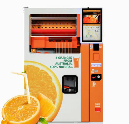 Automat samoobsługowy do soków spożywczych Automatyczna wyciskarka do soku pomarańczowego Komercyjna 1100 W