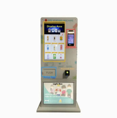 Metalowe interaktywne automaty vendingowe o mocy 200 W dostosowane do soku pomarańczowego