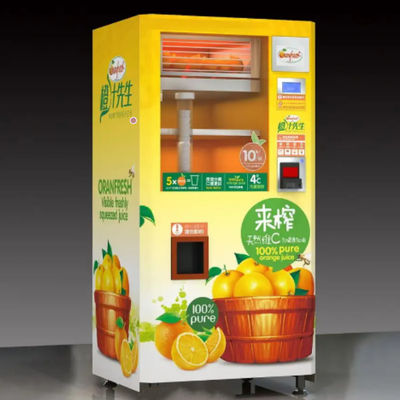 350 ml automat ze świeżym sokiem pomarańczowym komercyjny rachunek za monety płatność kartą kredytową