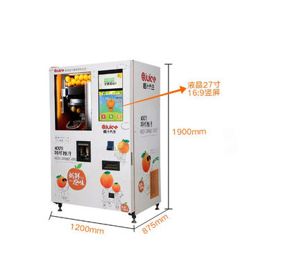 TA01 Automat ze świeżymi sokami pomarańczowymi Automatyczna płatność kartą gotówkową