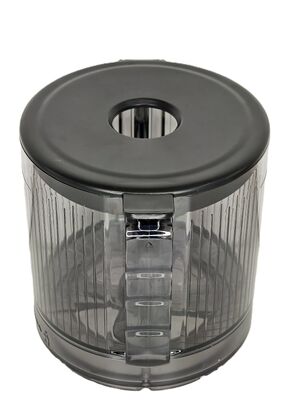 HJ303 Srebrny Szary Powolny Suszarek Żujący 155 mm Szeroki Słup pasuje do całego ananasa, 200W silnik, 1000ml kubek soku, <70dB Cicha obsługa