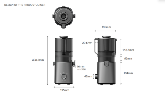 Fresh Smart HJ303 Ready Slow Masticating Juicer Kiedy jesteś gotowy, jest już gotowy