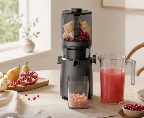 Świeża Smart HJ303 Bardzo Szeroka Wolnoobrotowa Sokowirówka – Sokowirówka dla całej rodziny z otworem 155mm, zasobnikiem 2400ml, 200W zimnego tłoczenia i funkcją samooczyszczania