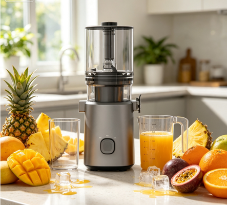 Fresh Smart HJ303 Extra-Wide Slow Masticating Juicer    Transform Your Mornings with Whole Pineapple Power with 155mm Chute, 2400ml Hopper, 200W Cold Press & Self-Cleaning.