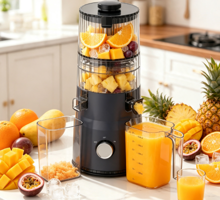 Świeże Smart HJ103A Kompaktowy Słownie Żujący Spoj ️ Twój Nowy Ulubiony Kolor Kuchni z 4 opcjami kolorystycznymi, 135mm szeroki spadochron, 200W Cold Press & Self-Cleaning