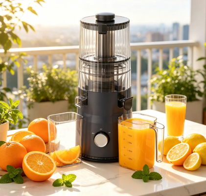 Świeża Inteligentna Sokowirówka HJ103A Kompaktowa Wolnoobrotowa – Idealny Prezent dla Miłośników Zdrowia z Szerokim Wlotem 135mm, 200W Cold Press i Samoczyszczeniem