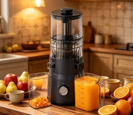 Świeże Smart HJ102D Wielofunkcyjny Słownie Żujący Spoj ️ Stwórz chwile dobrego samopoczucia z 6 trybami, 135 mm szerokim spadochronem, 200W Cold Press & Self-Cleaning