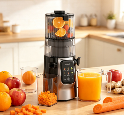 Świeże Smart HJ102D Wielofunkcyjny Słownie Żujący Sok ️ Wzniesić Każdy Łyk z 6 Trybami, 135mm szeroki spadochron, 200W Cold Press & Samooczyszczenie