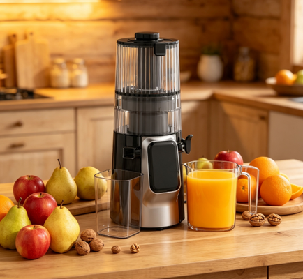 Świeże Smart HJ102D All-in-One Slow Masticating Juicer 6 trybów do soku, smoothie, sorbeta i mleka orzechowego, 135 mm szeroki odkurzacz, 200W zimna praska i samooczyszczenie