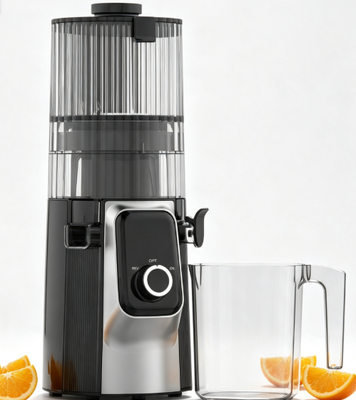 Fresh Smart HJ102C Slow Masticating Juicer   The Juicer That Makes Clean Eating Clean and Simple with 3 Adjustable Speeds, 135mm Wide Chute, 200W Cold Press & Self-Clean