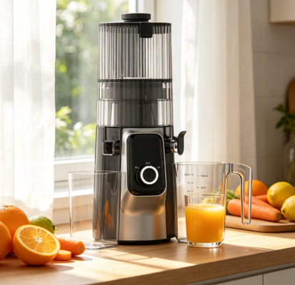 Świeże Smart HJ102C Slow Masticating Juicer Twoje niestandardowe studio soku z 3 prędkościami regulowanymi, 135mm szeroki spadochron, 200W Cold Press & samooczyszczenie do soku artystycznego