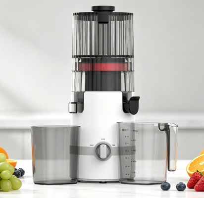 Fresh Smart HJ102B Slow Masticating Juicer, gdzie świeży sok zapewnia spokój umysłu z 135mm chute, 200W Cold Press, samooczyszczeniem i inteligentnym zamkiem dla domu