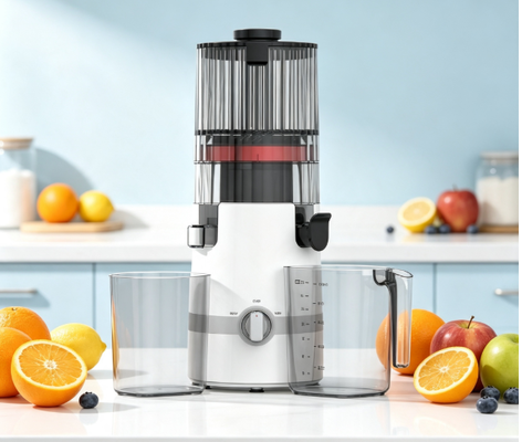 Wolnoobrotowa wyciskarka Smart HJ102B – Czysty sok, czysta radość, czyste bezpieczeństwo z otworem 135 mm, zimne tłoczenie 200 W, funkcja samooczyszczania i Smart Lock dla rodzin