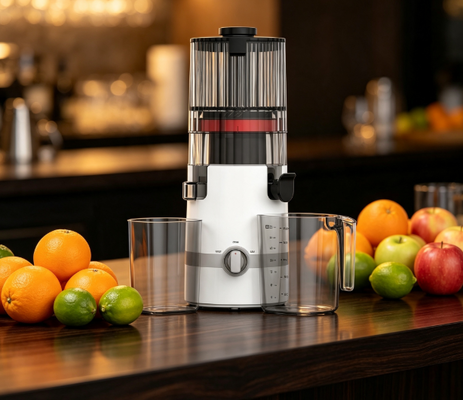 Wolnoobrotowa wyciskarka Fresh Smart HJ102B – wyciskarka rodzinna, która zrobi wszystko z otworem wsadowym 135 mm, 200 W zimnego tłoczenia, funkcją samooczyszczania i inteligentnym systemem bezpieczeństwa