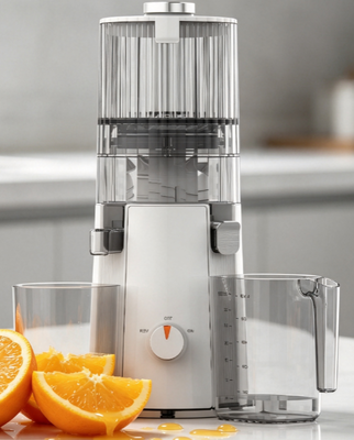 Fresh Smart HJ102A Modern Design Slow Masticating Juicer ️ Elegancki, kompaktowy urządzenie kuchenne z 135 mm szerokim odkurzaczem, technologią Cold Press 55 RPM, dostępne w współczesnych kolorach dla stylowego domu