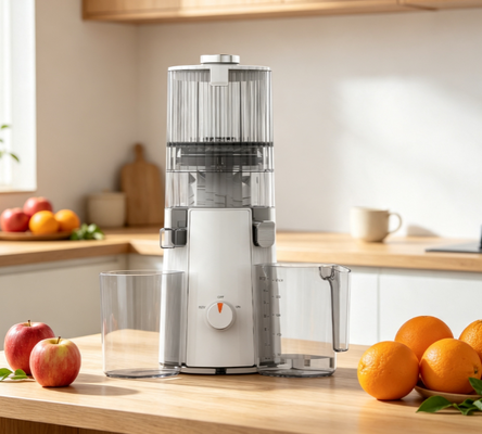 Świeże Smart HJ102A Domostwo Cold Press Juicer   55 RPM Slow Masticating Extractor z 135mm szerokim podnośnikiem, bez BPA i zmywarki bezpiecznych części do codziennego żywienia rodziny