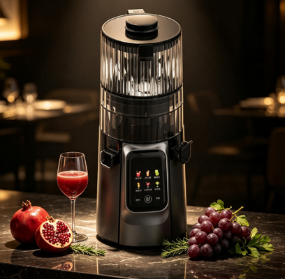 Wolnoobrotowa wyciskarka do soków HJ102D z ekranem dotykowym, wielofunkcyjny blender do owoców